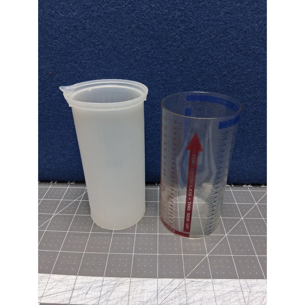 Pampered Chef Measure All Cup Clear 2 Cup Adjustable Liquid Dry Measuring Tool